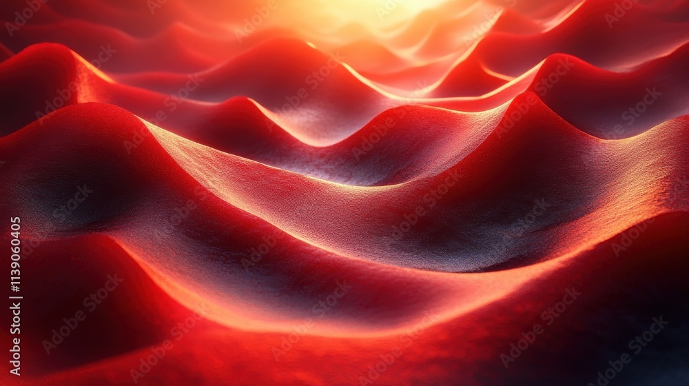 Poster abstract background 3d rende