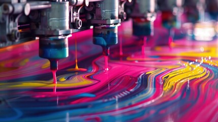 Printing Ink Factory: A factory dedicated to producing high-quality printing inks, providing reliable solutions for color consistency, durability, and precision in printing.
