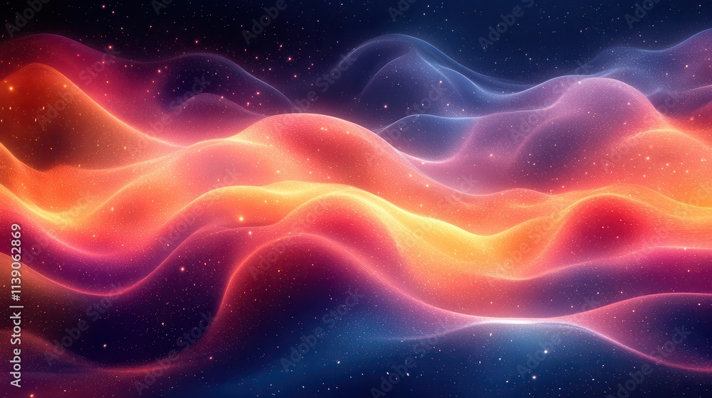 Poster abstract background design modern pattern with thin lines illustratio