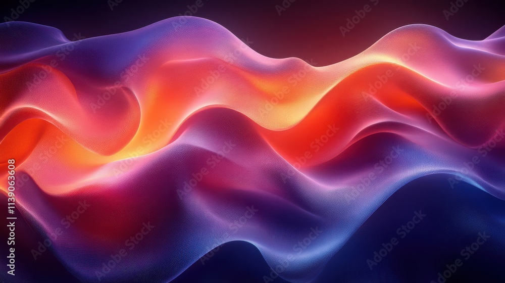 Poster abstract background design with distorted lines modern pattern illustratio