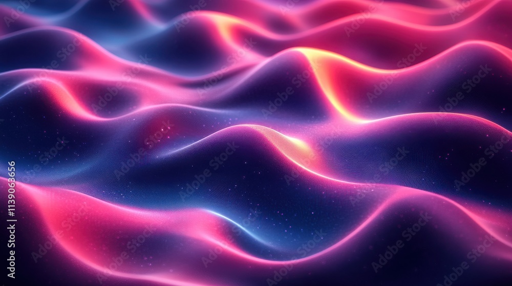 Poster abstract background design with distorted lines modern pattern illustratio