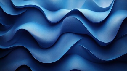 Obraz premium abstract blue surface 3d rende