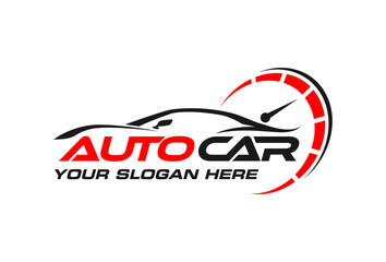 Car Garage Premium Concept Logo Design template