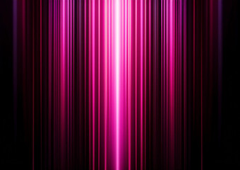 黒い背景にピンク色の光