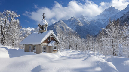 church in the mountains