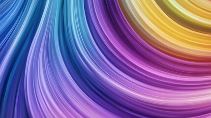 Abstract Colorful Swirling Lines Artistic Design