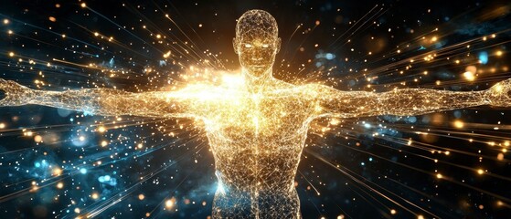 Golden Human Energy Burst