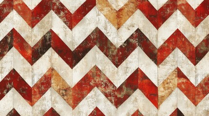 Textured chevron pattern in warm tones