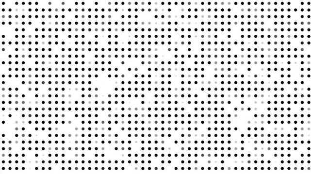 Abstract grayscale dot pattern background texture