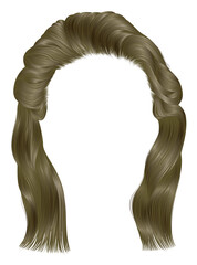  trendy woman long hairs  blond colors.beauty fashion . 
 realistic  graphic 3d
