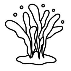 Seaweed icon illustration