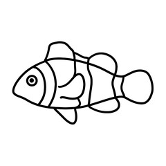 fish icon illustration