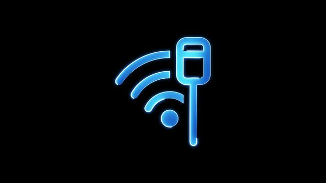 Set line Smartwatch, Light bulb with concept of idea and Electric plug.Flat animated motion graphic drop down icon of wifi in two stylewifi connection icon. sign design