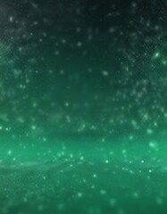 Fototapeta premium Emerald Ombre Gradient with Glittery Sparkles Background , metallic sheen, bright and bold colors, sparkly texture