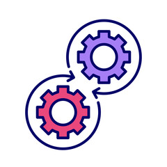 consistency sign icon