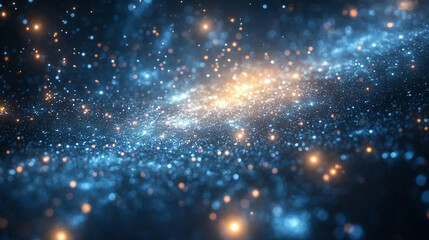 Fototapeta premium universe showcasing awe-inspiring outer space beauty featuring planets stars cosmic nebulae and blurred spaceship symbolizing exploration infinity and mystery