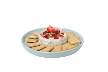 PNG, Camembert cheese, delicious food, isolated on white background