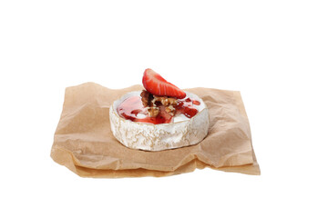 PNG, Camembert cheese, delicious food, isolated on white background