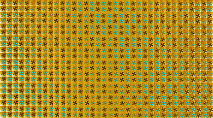 Background pattern design with multiplication geometric sign | Multi colour seamless pattern with vector shape | Multi uses pattern design with red, orange colour