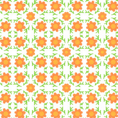 Isolated flower drawing on white background Beautiful flower decorative vector illustration