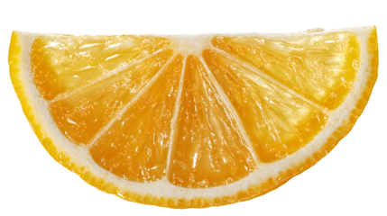 Single Lemon Slice on Black Background Isolated On A White Background, PNG Transparent