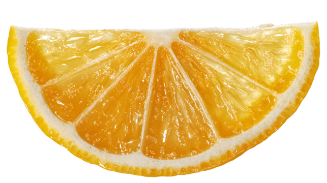 Single Lemon Slice on Black Background Isolated On A White Background, PNG Transparent