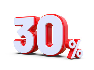 30 percent red offer in 3d