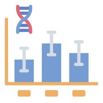 Heritability Chart flat icon data