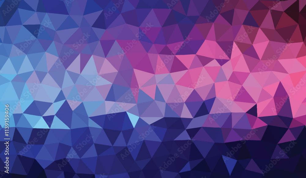 Aufkleber abstract polygonal gradient background for website or poster