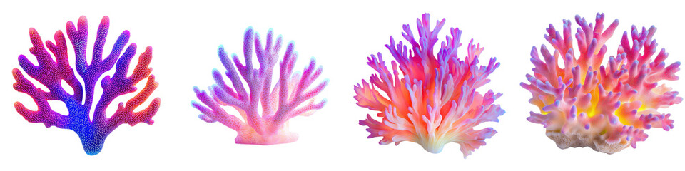 Mesmerizing Vibrant Coral Reefs in Vivid Underwater Seascape