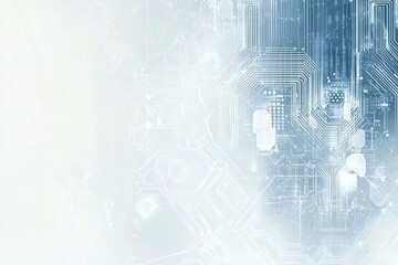 Obraz premium Abstract Digital Circuit Board Technology Background