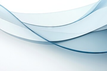 Obraz premium Abstract Blue Waves Background Design,Modern Minimalist Style