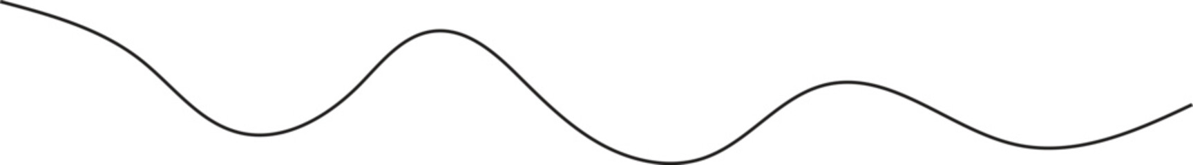 Vector Illustration of a continuous single line, featuring a minimalist and elegant design with transparent background.