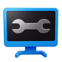 optimization 3d render icons