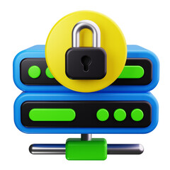 server 3d render icons