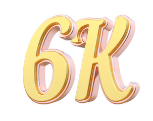 6K Follow Gold 