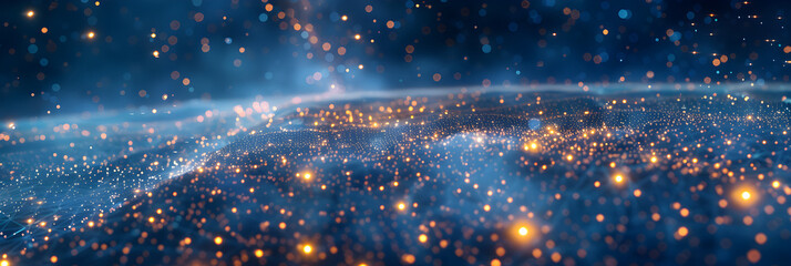 Infinite Network of Billions of Data Points in a Cosmic Blue Digital Universe