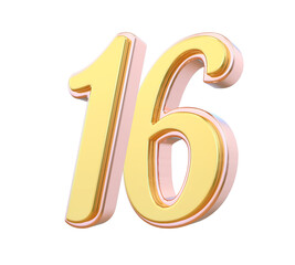 Gold Number 16