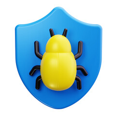 antivirus 3d render icons