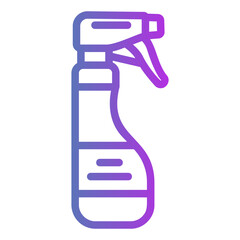 spray bootle Gradient icon