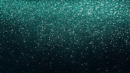Obraz premium Teal Glitter Background Shimmering Sparkle Texture