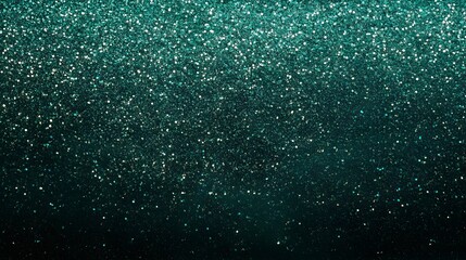Obraz premium Teal Glitter Background Shimmering Sparkle Texture