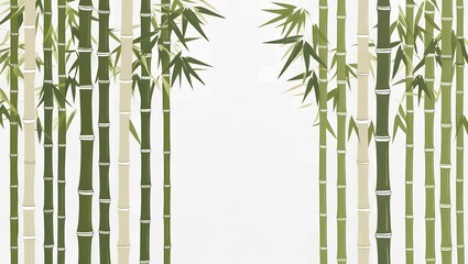 Peaceful Bamboo Forest Scene for Natural Settings, High Resolution, Basic Version