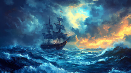 Fototapeta premium Background images. Fathomless. Illustration