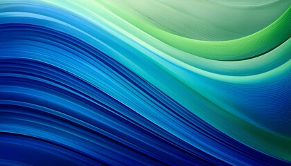Abstract blue and green wave pattern