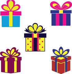 Gift Box Icon Vector Design.