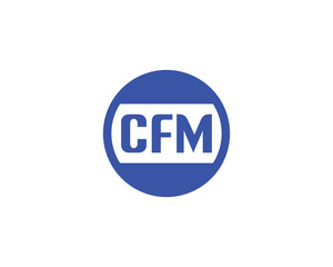 CFM logo design vector template. CFM