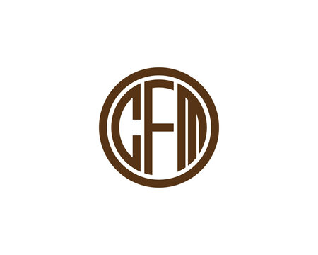 CFM logo design vector template. CFM
