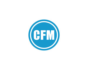 CFM logo design vector template. CFM