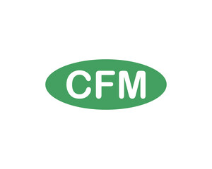 CFM logo design vector template. CFM